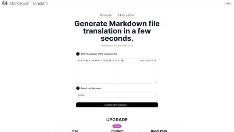 Free Chatgpt Markdown Translate AI Tool Review
