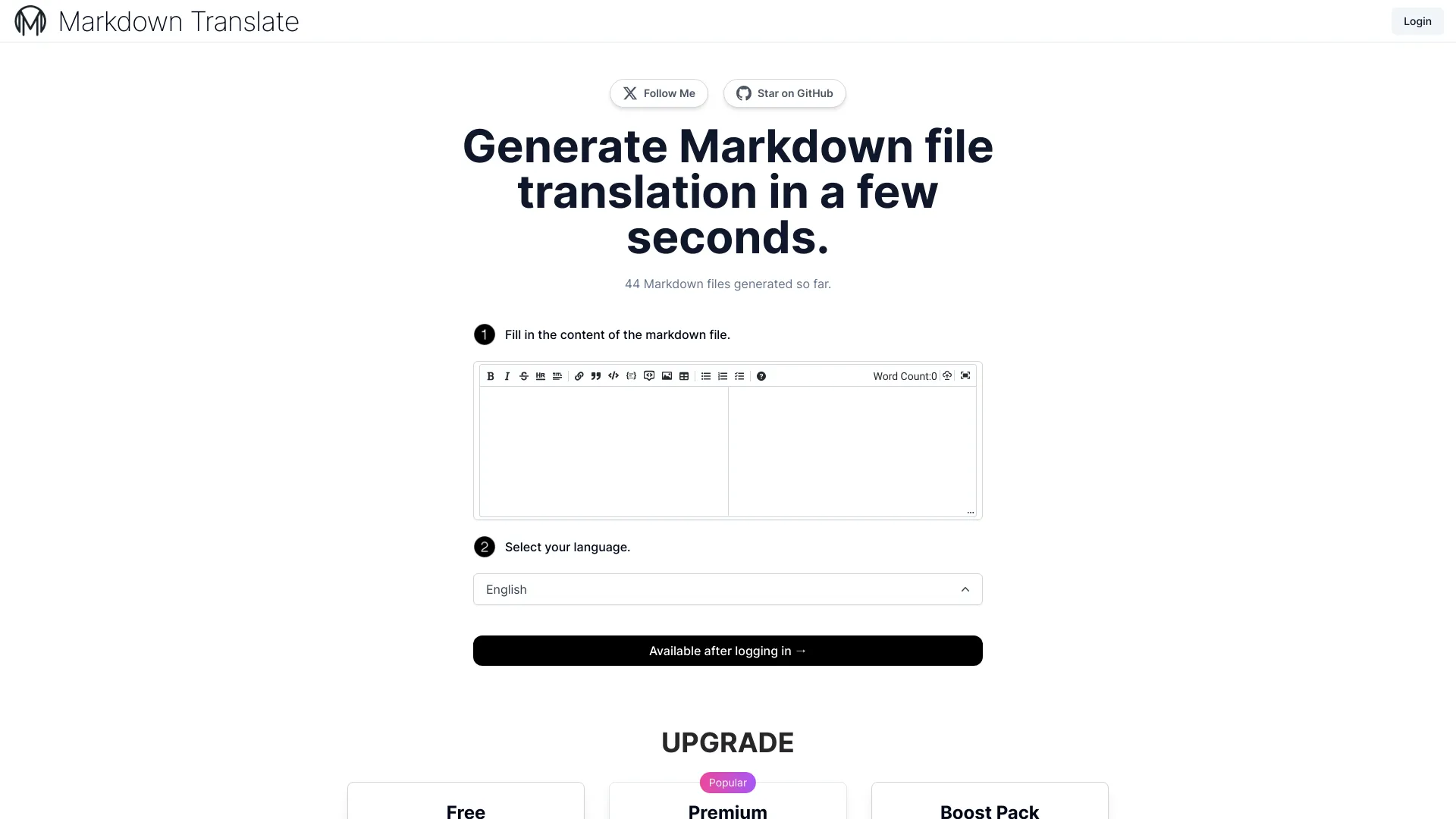 ChatGPT Markdown Translate logo