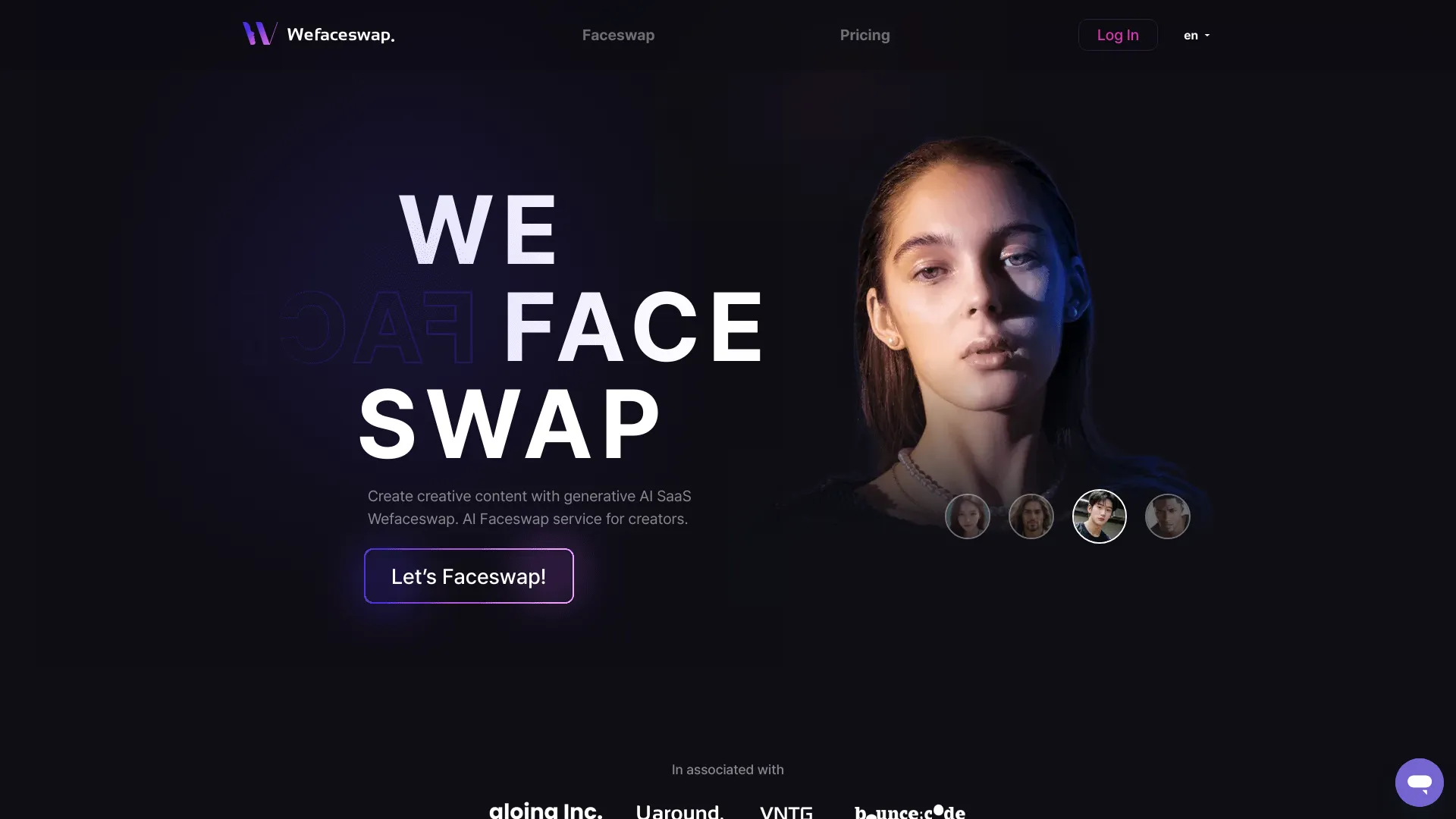 Wefaceswap logo