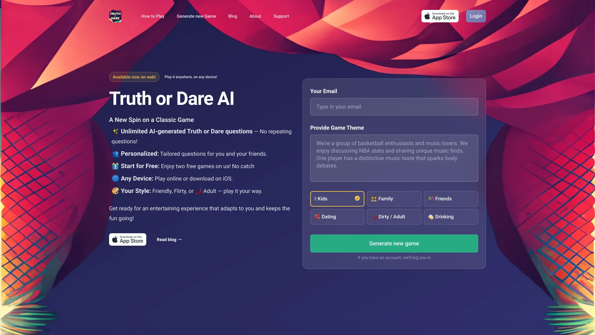 Truth or Dare AI logo