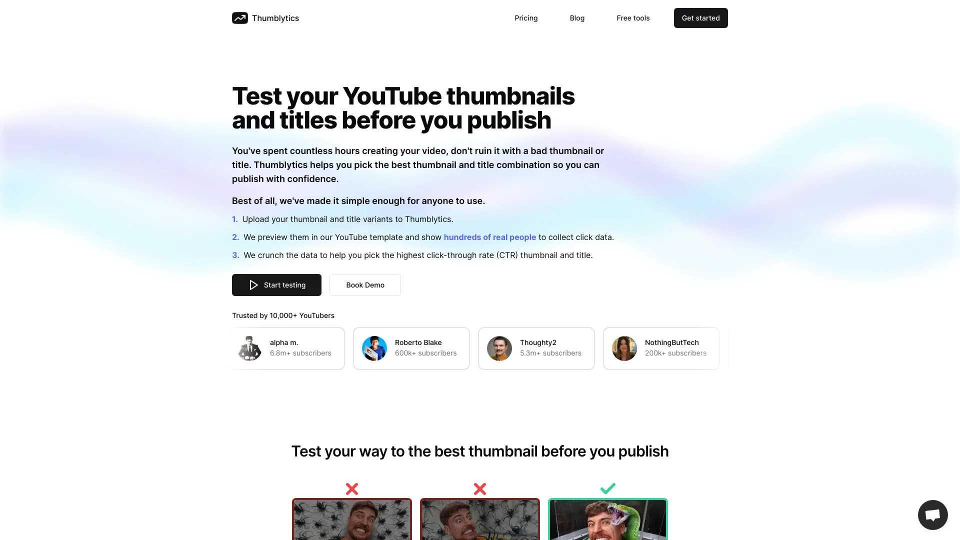 Thumblytics logo