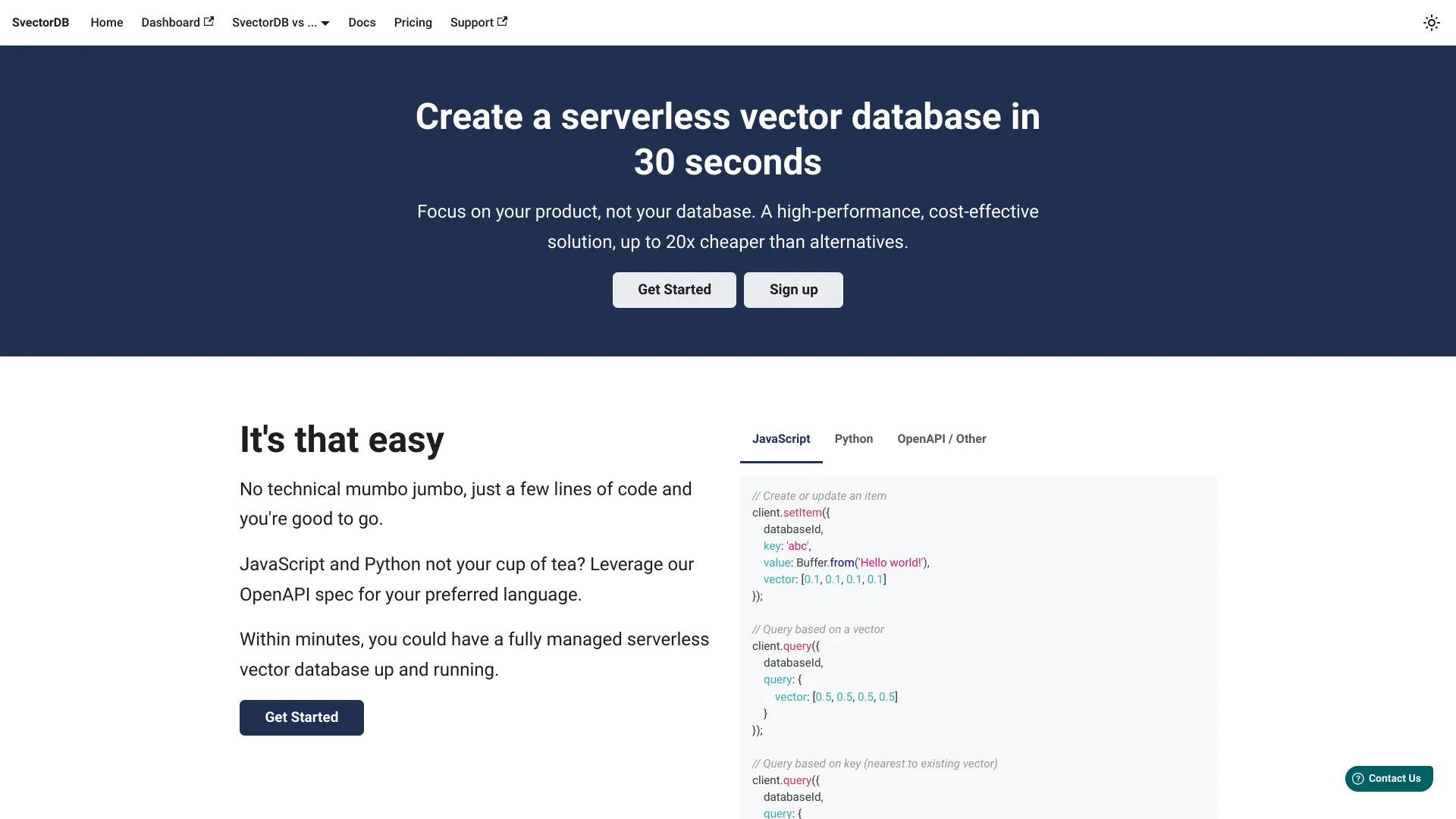 SvectorDB logo