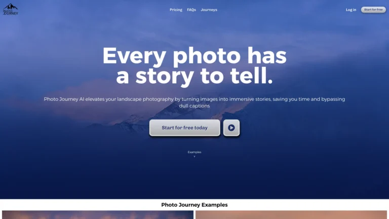 Top Photo Journey AI AI Tool Review