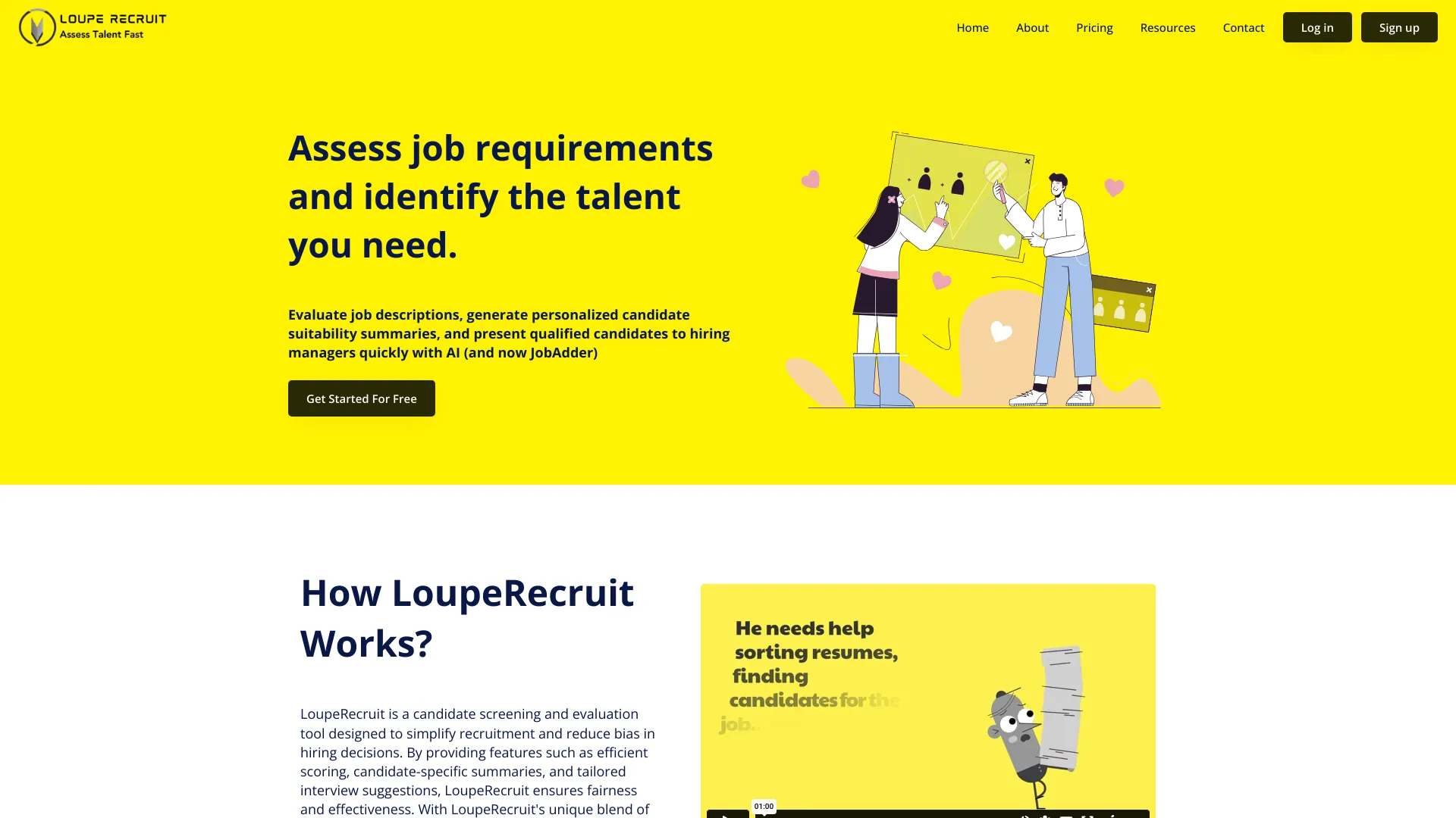 LoupeRecruit logo
