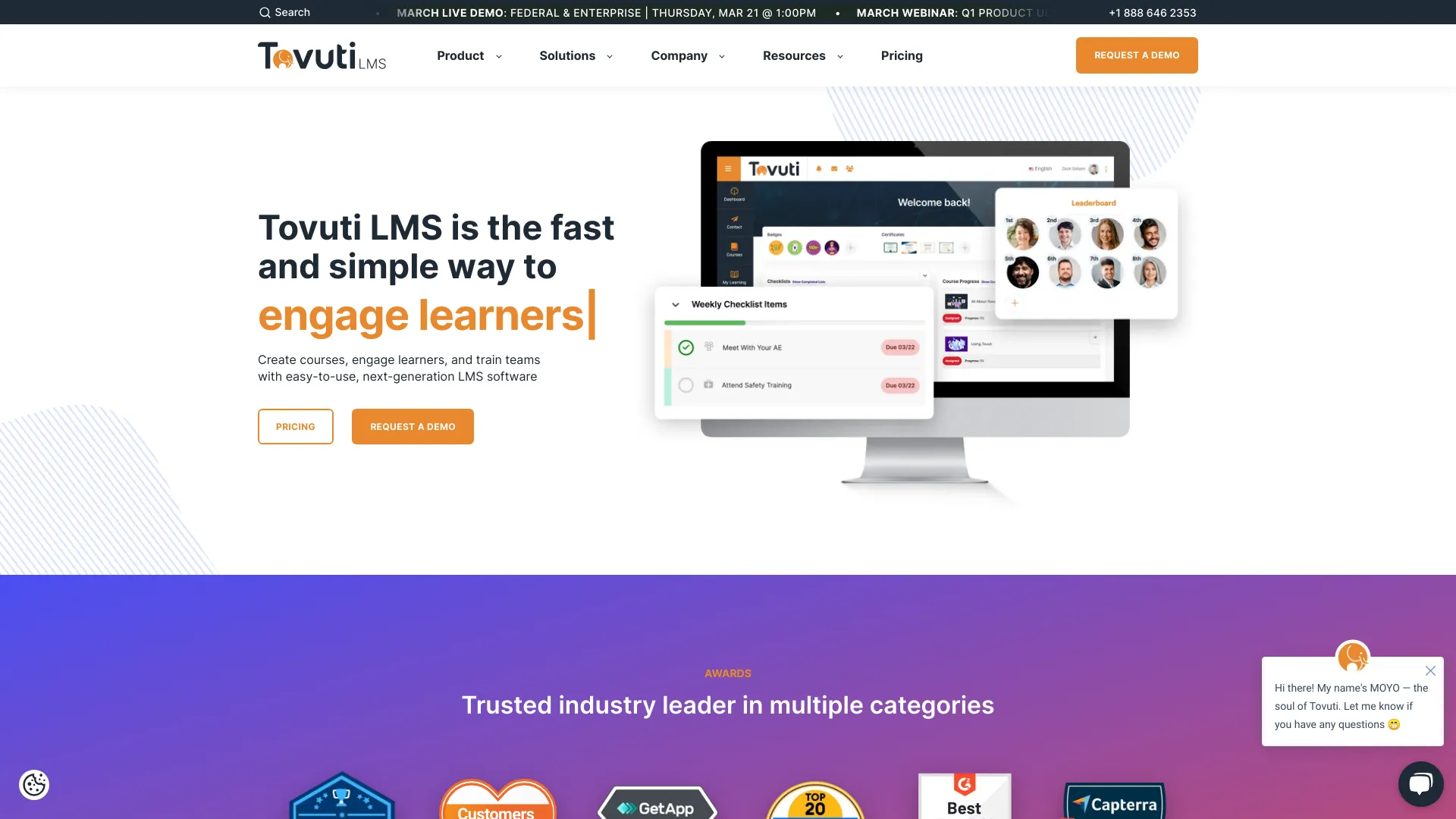 Tovuti LMS logo
