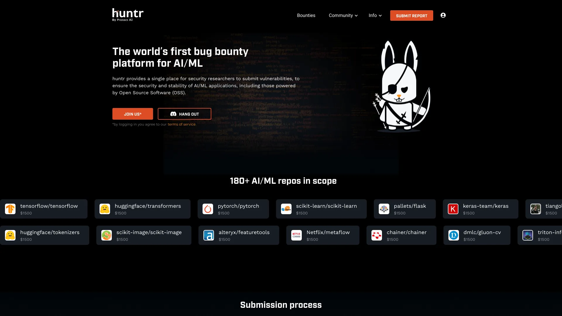 huntr logo