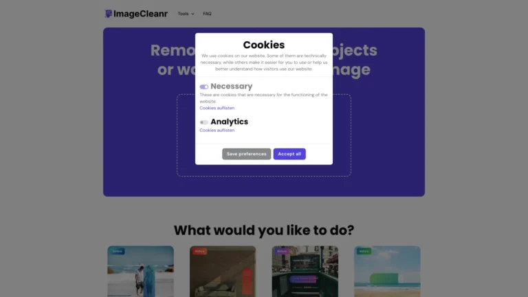 Trending Imagecleanr AI Tool Review