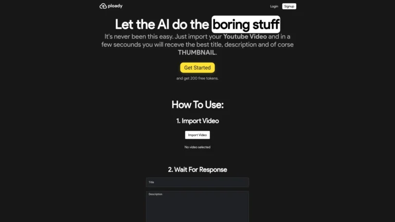 Advanced Ploady AI Tool Review