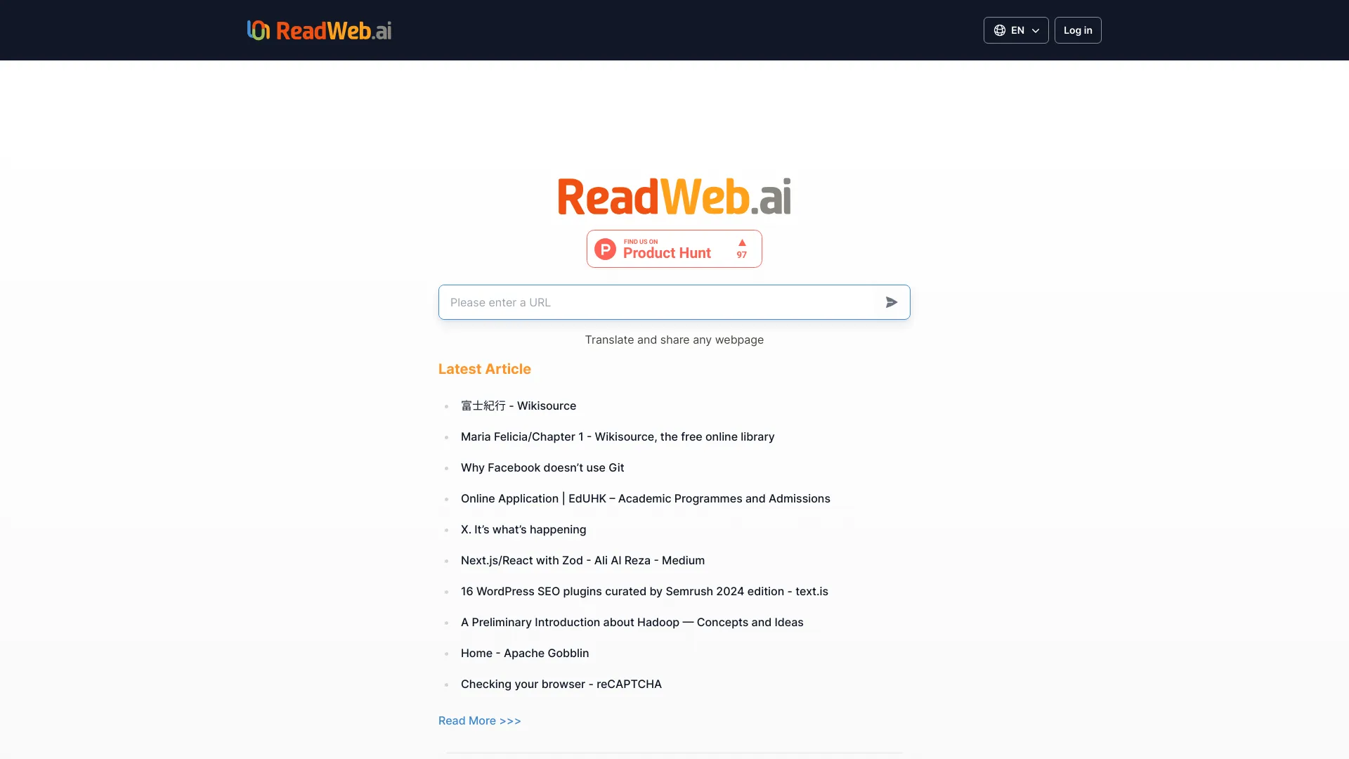 ReadWeb.ai logo