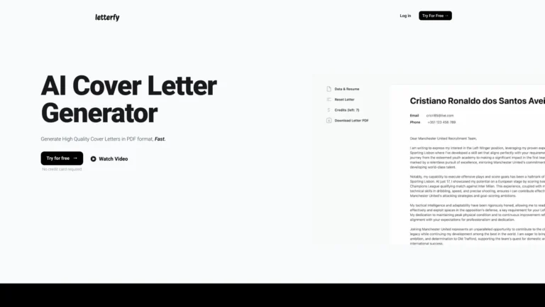 Free Letterfy.co AI Tool Review