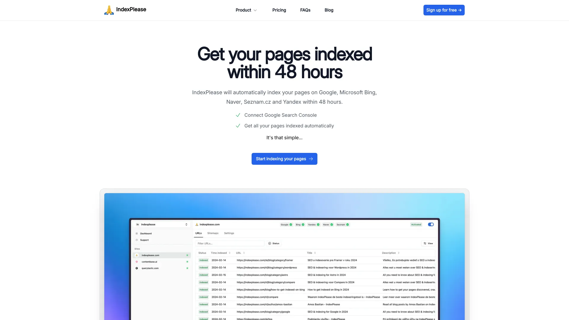 IndexPlease logo