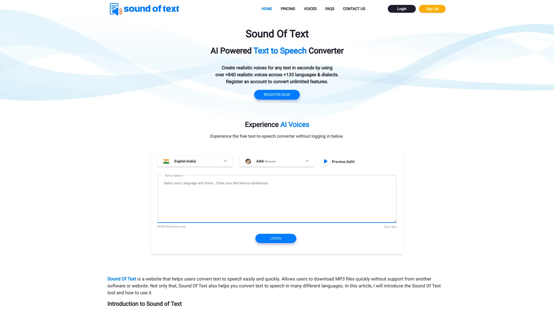 Sound of Text logo