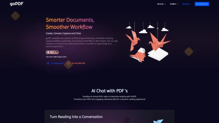 Innovative Gopdf AI Tool Review