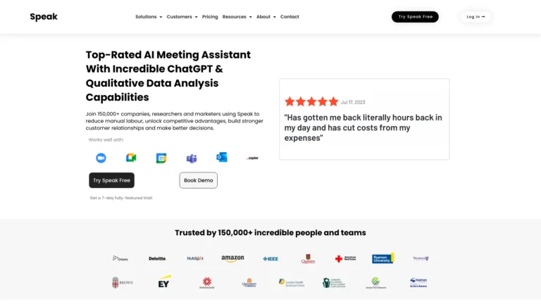 Free Speak AI AI Tool Review