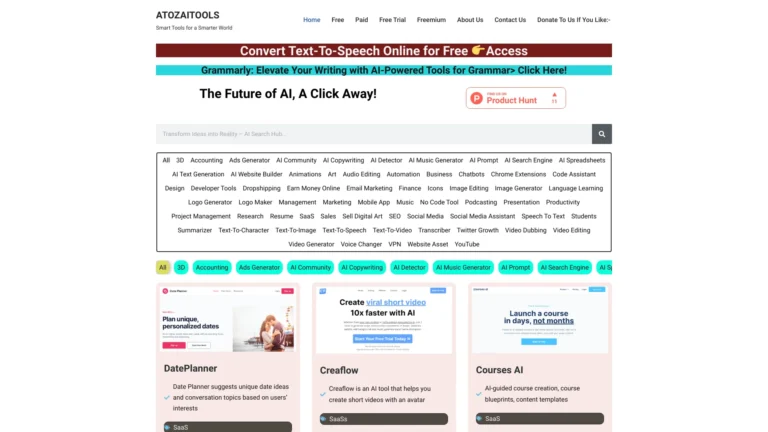 Popular Atozaitools AI Tool Review