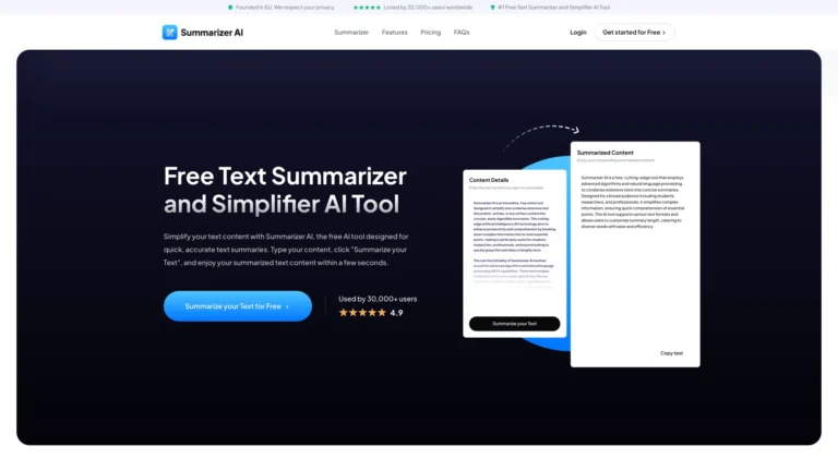 Powerful Summarizer AI AI Tool Review