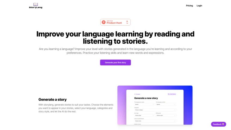 Trending Storylang AI Tool Review