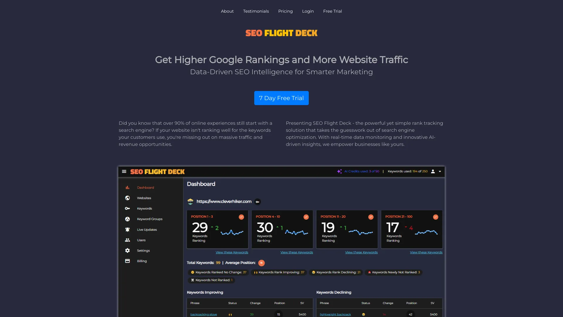SEO Flight Deck logo