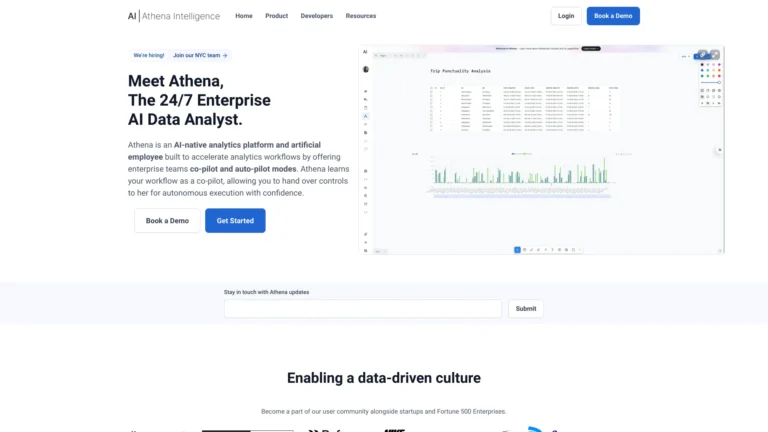 Popular Athena Intelligence AI Tool Review