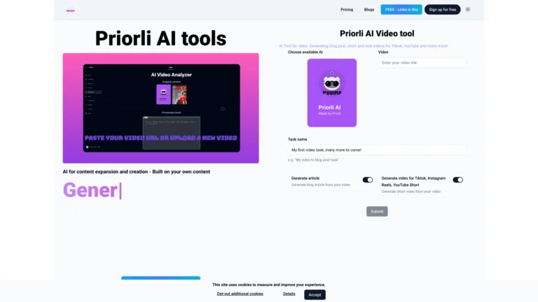 Free Priorli AI Tool Review