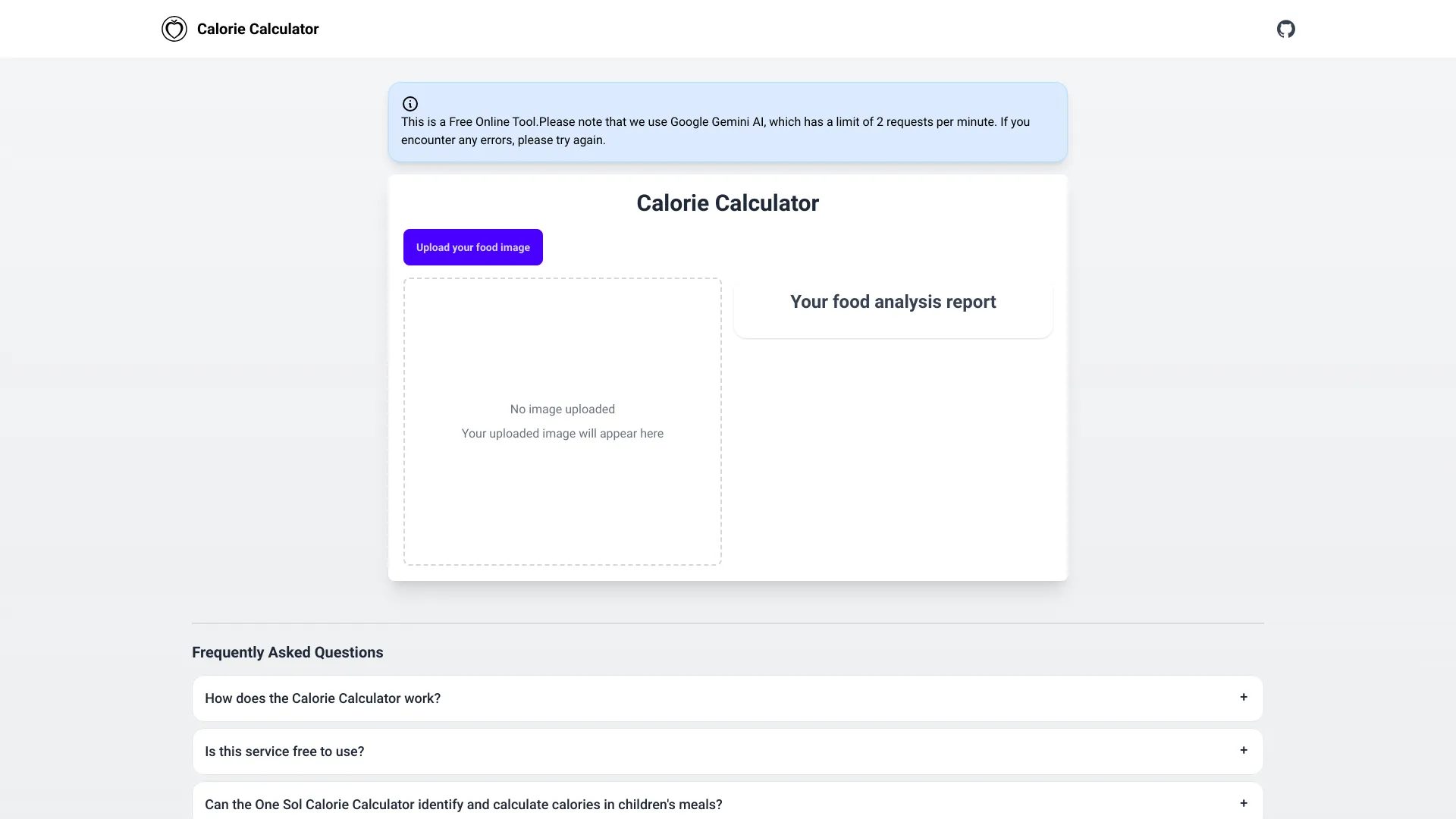 AI Calorie Calculator logo