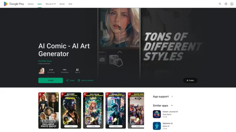 Powerful AI Comic AI Tool Review