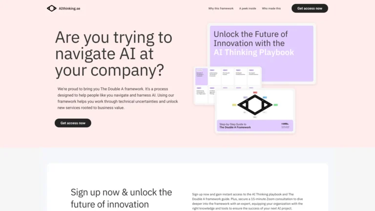 Best The Double A Framework AI Tool Review