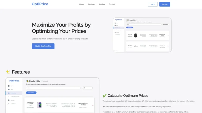 Best Optiprice AI Tool Review