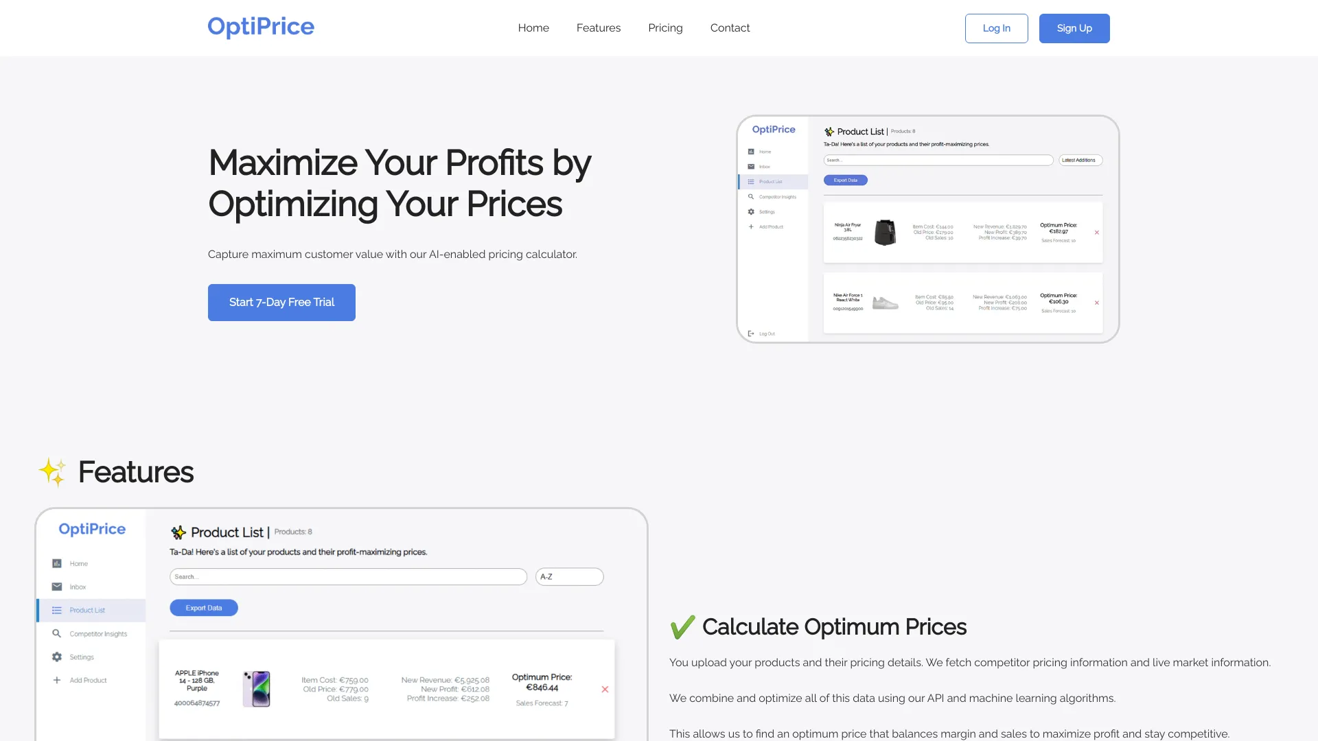 OptiPrice logo