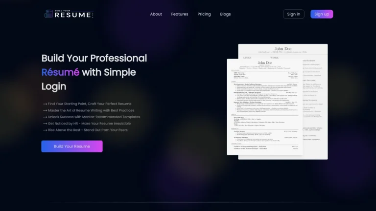 Advanced Build.your.resume AI Tool Review