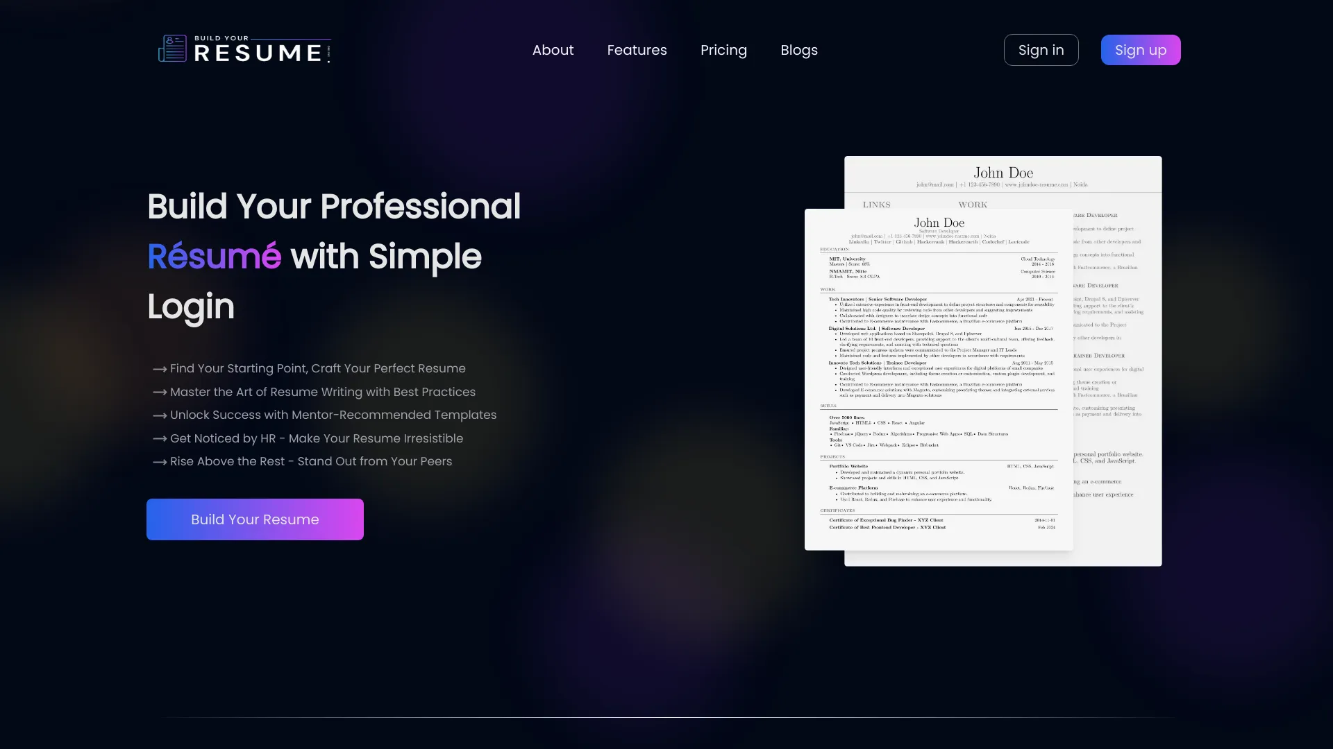 Build.Your.Resume logo