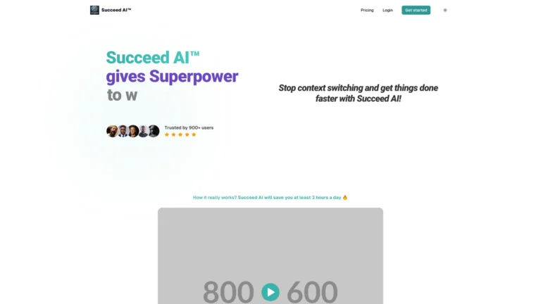 Innovative Succeed AI AI Tool Review