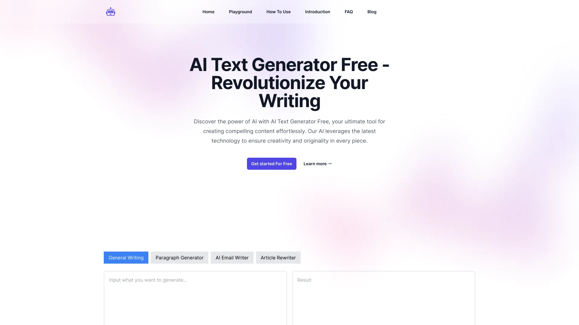 AI Text Generator Free logo