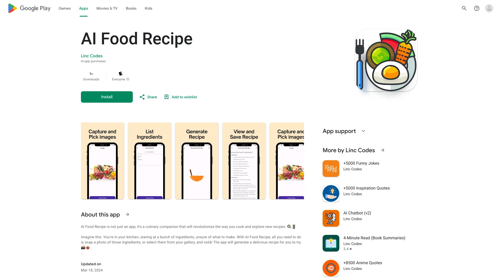 AI Food Recipe logo