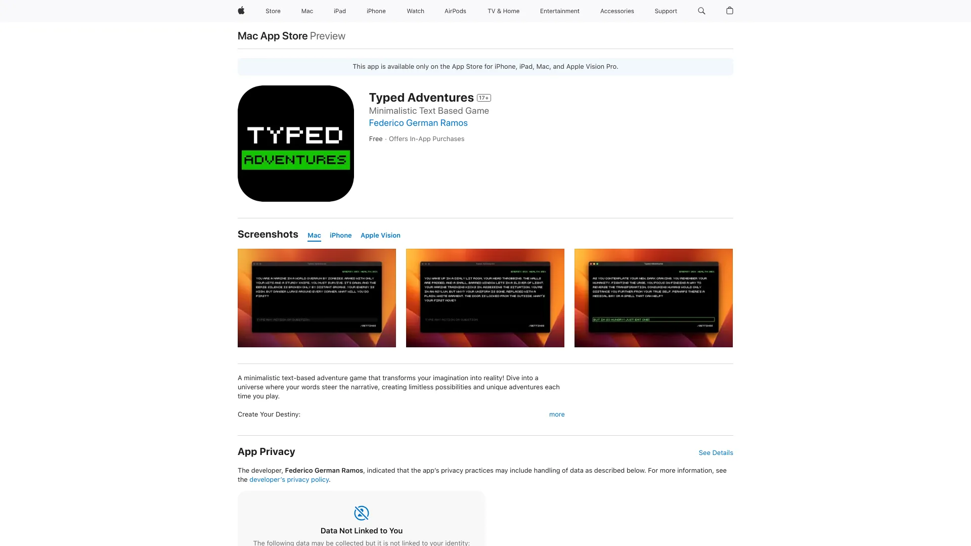 Typed Adventures logo