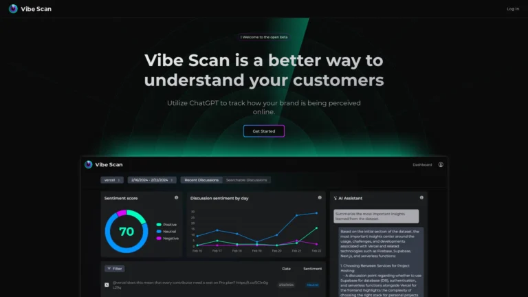 New Vibe Scan AI Tool Review