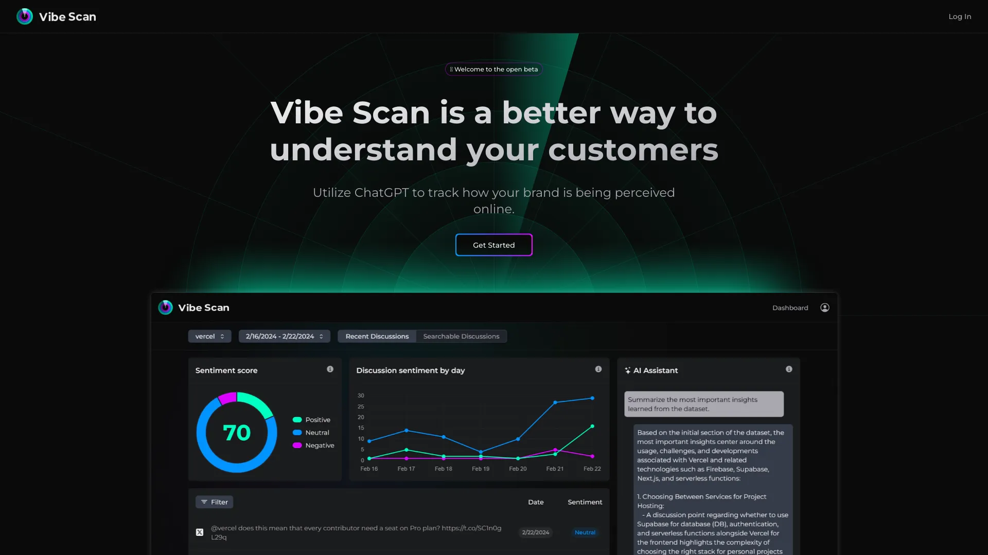 Vibe Scan logo