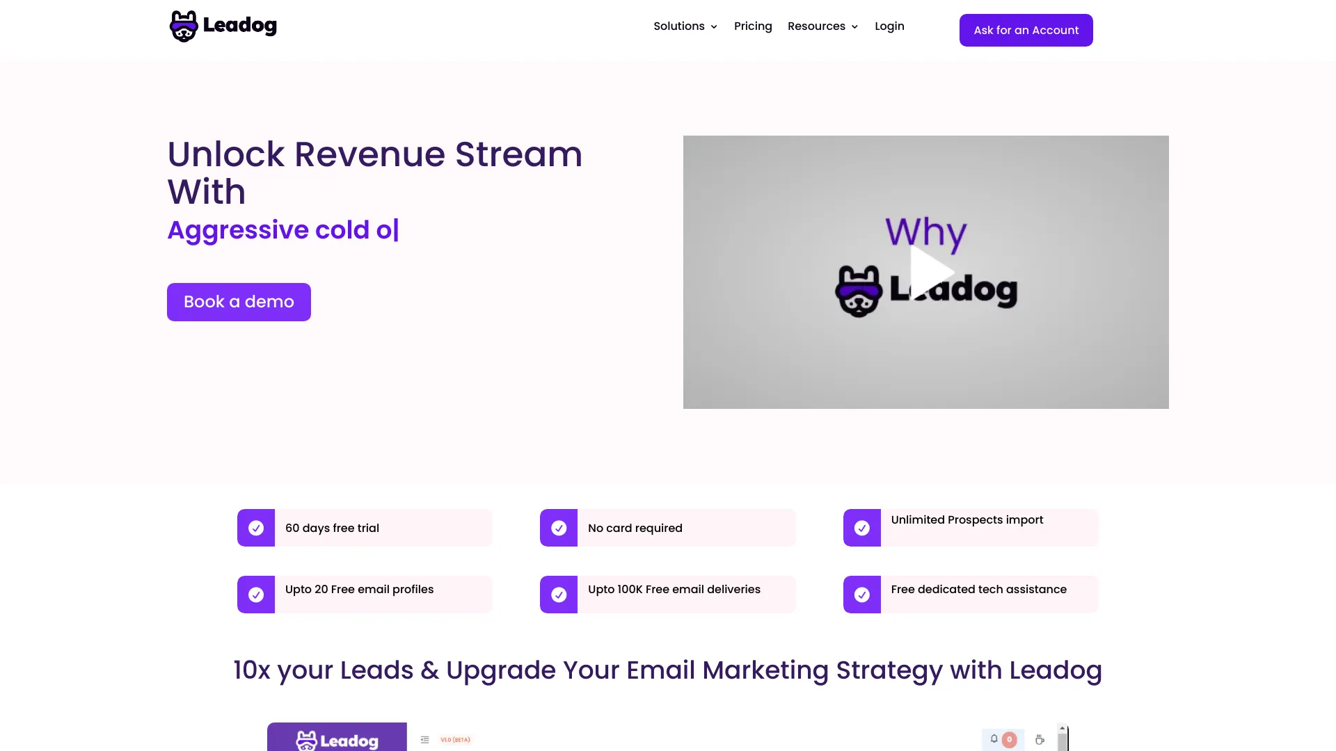 Leadog.io logo