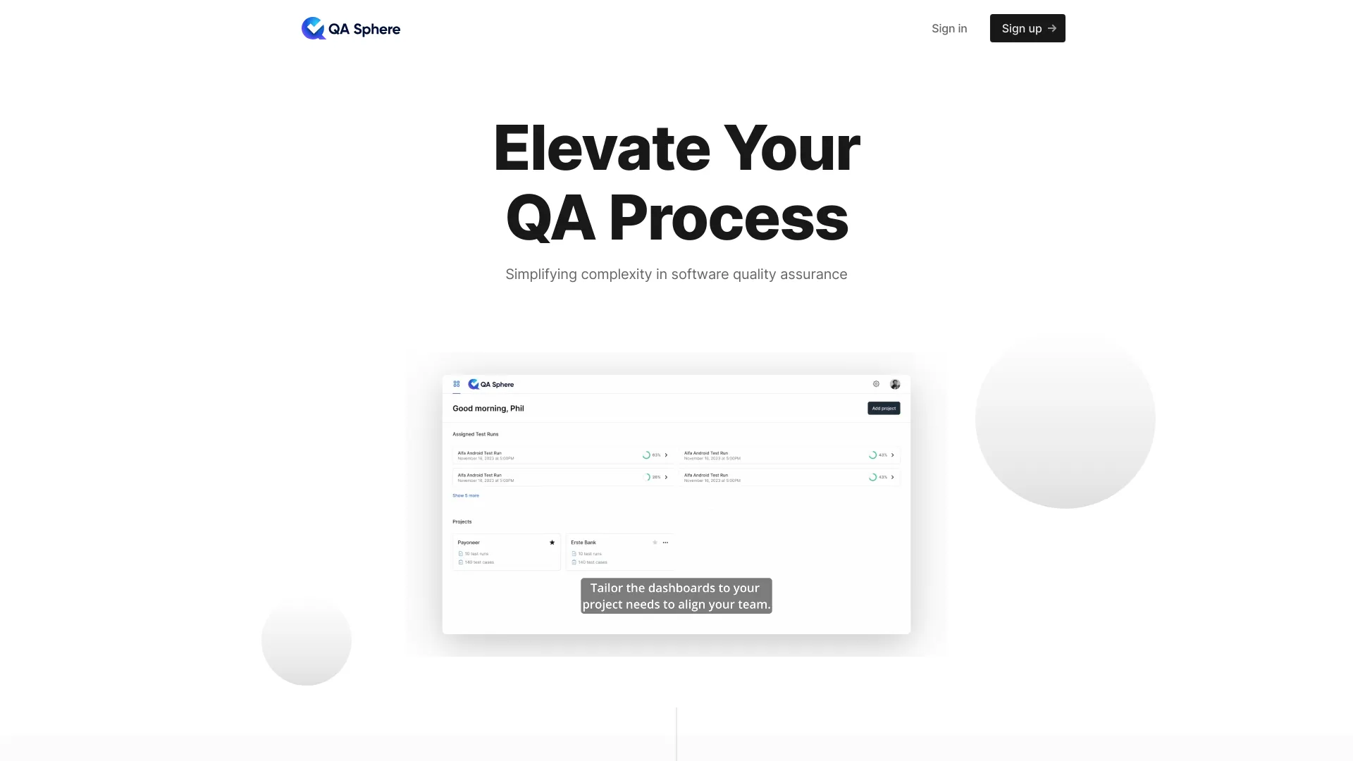QA Sphere logo