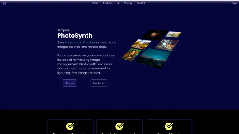 New Temperal Photosynth AI Tool Review
