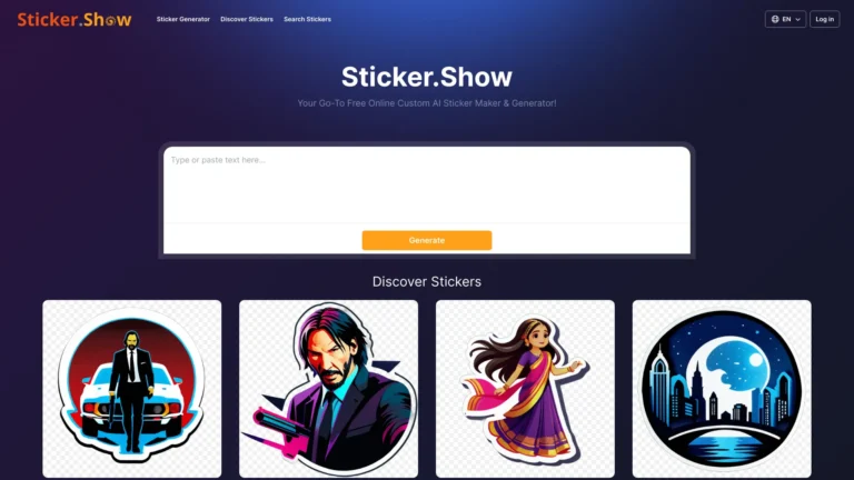 Smart Sticker.show AI Tool Review