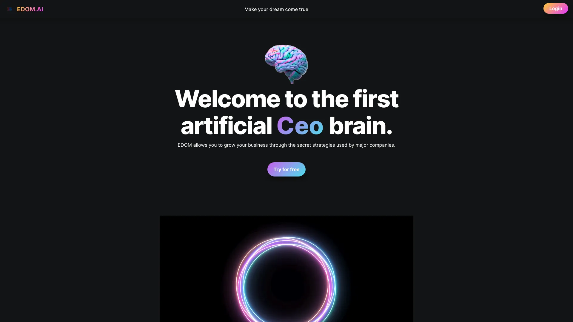 EDOM.AI logo