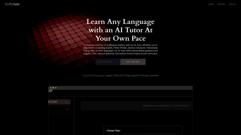 Popular Fluffytutor AI Tool Review