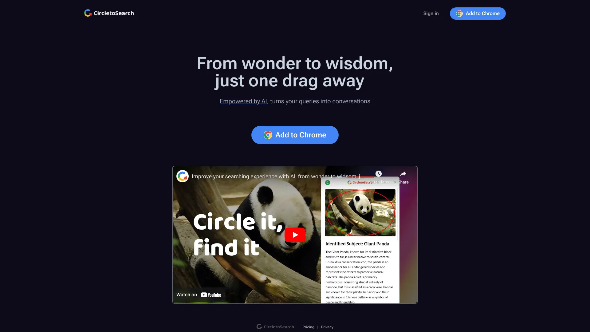 Circle to Search logo