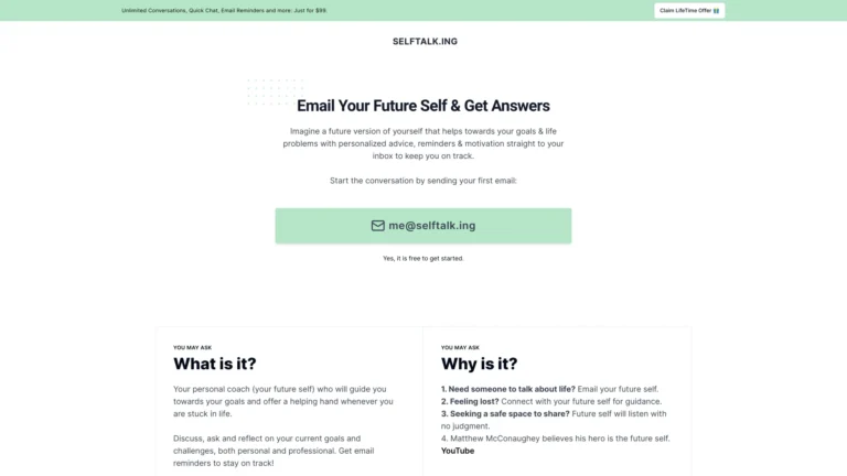 New Selftalk.ing AI Tool Review