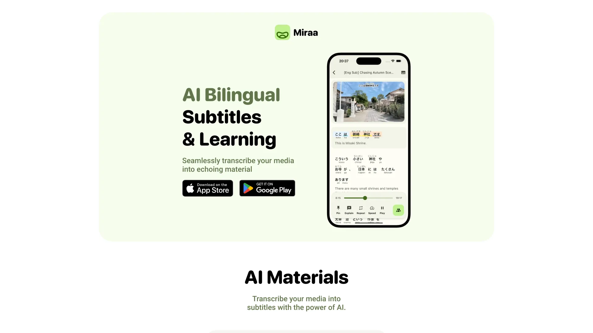 Miraa AI logo