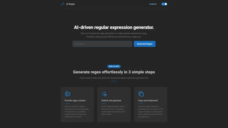 Trending AI Regex AI Tool Review