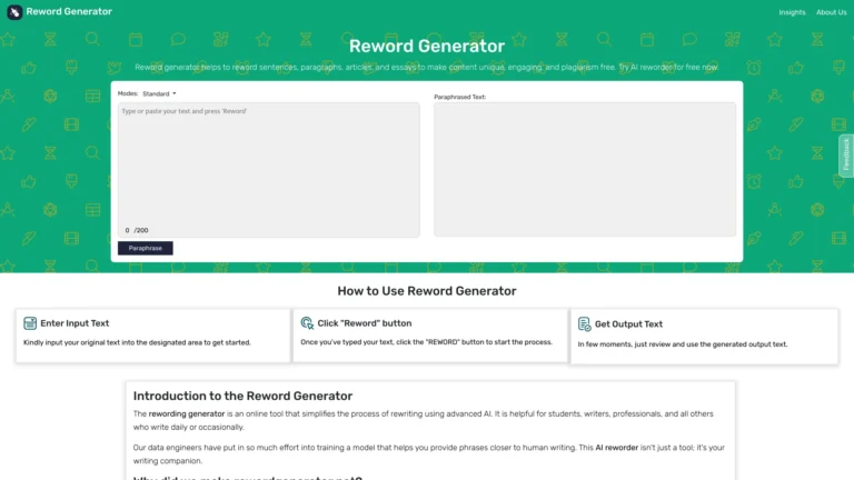 Best Reword Generator AI Tool Review