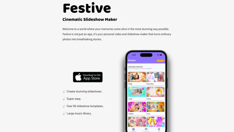 Trending Festive Slideshow Maker AI Tool Review