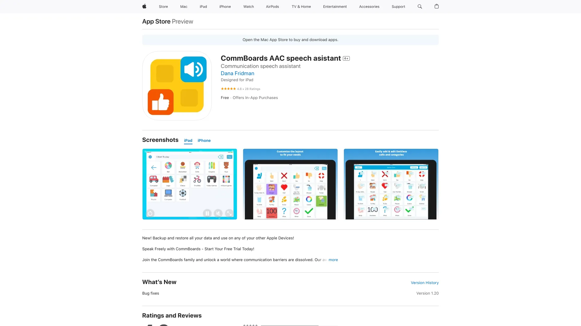 CommBoards AAC speech asistant logo